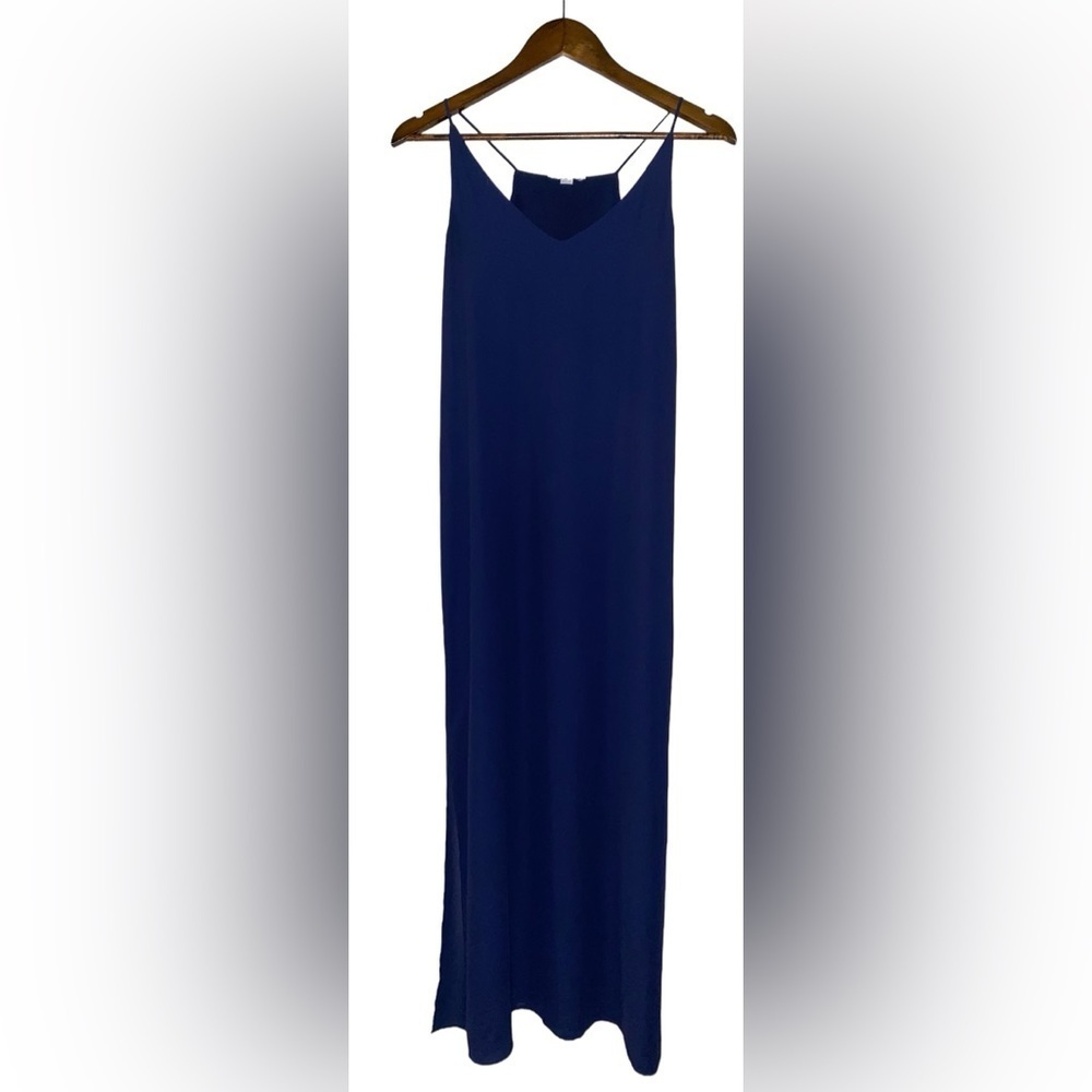 Katherine Barclay Montreal Women Blue Maxi Dress Size 0 Evening Cocktail Party